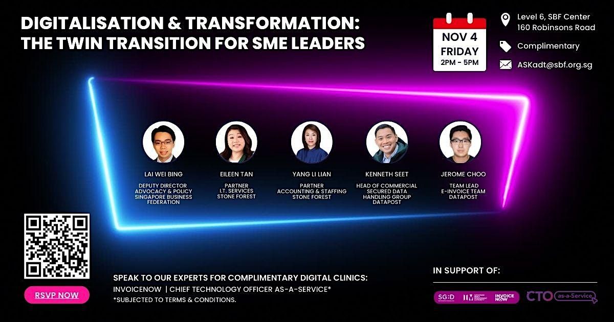 Digitalisation & Transformation: The Twin Transition for SME Leaders