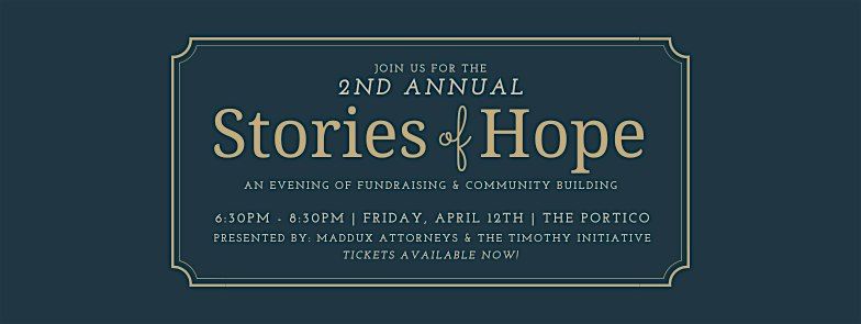 2nd Annual Stories of Hope