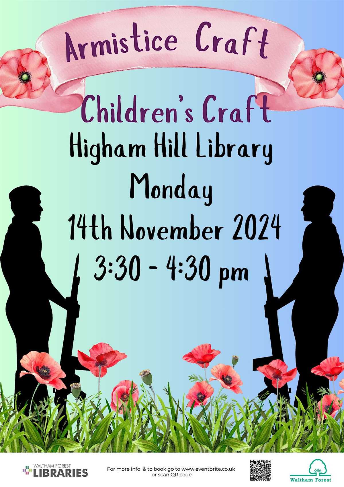 Armistice CraftHigham Hill library, Higham Hill Library, London, 14