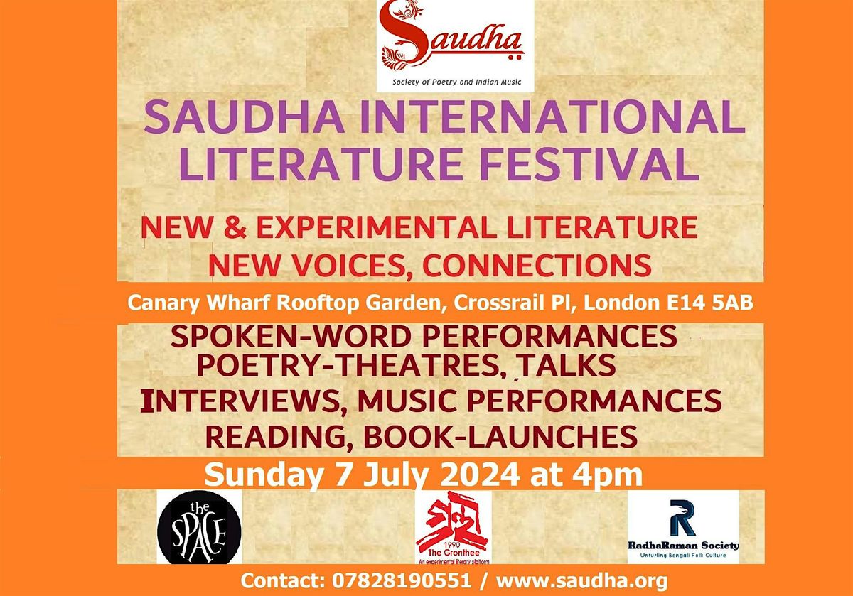 Saudha International Literature Festival | Canary Wharf Rooftop Garden