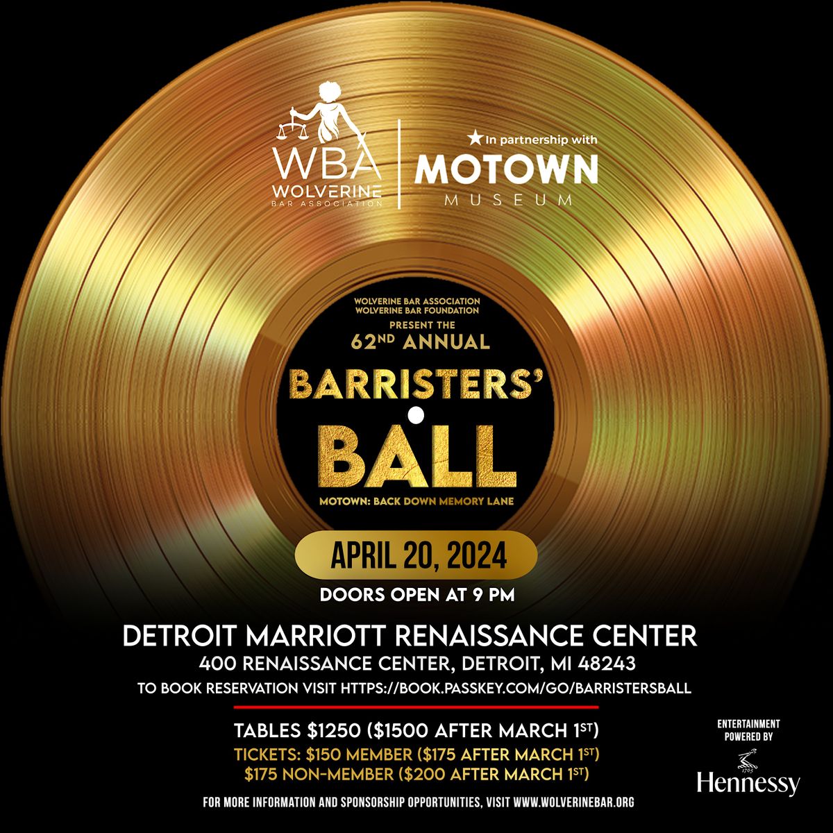 62nd Annual Barristers' Ball - Motown: Back Down Memory Lane