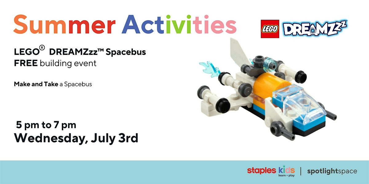 LEGO DREAMZzz Spacebus at Staples South Edmonton Common Store 150