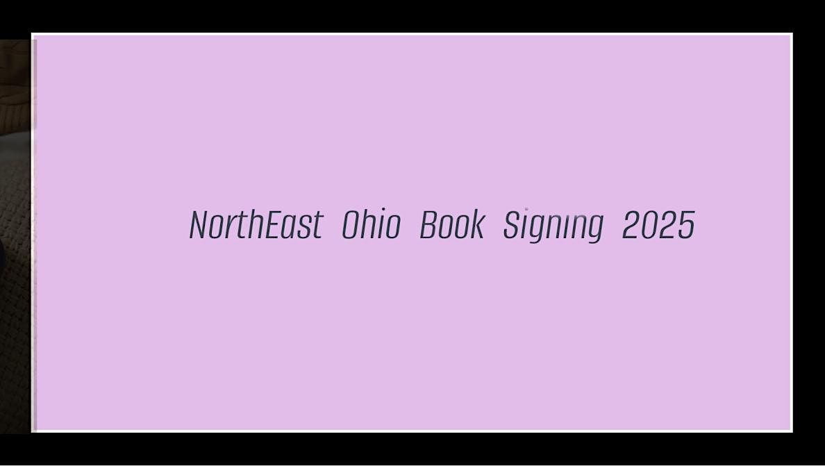 Northeast Ohio book signing