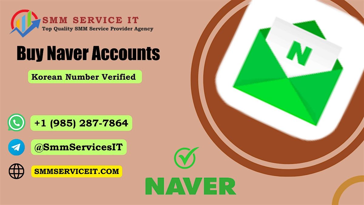 Top Place To Buy Naver Accounts (Korean Country Phone Verified)