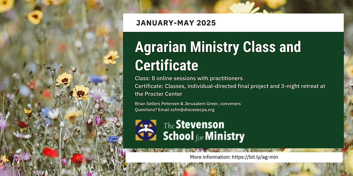 Agrarian Ministry Certificate or Class