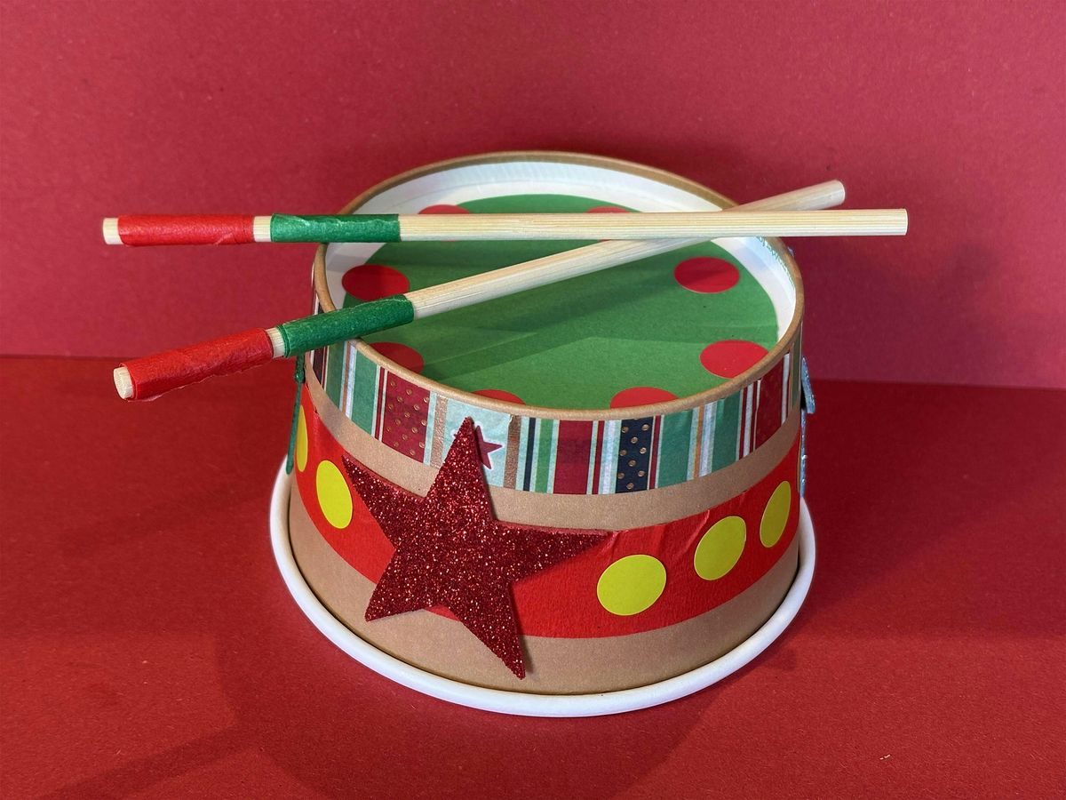 Make Christmas drums with Ballarat artist Tegan Crosbie