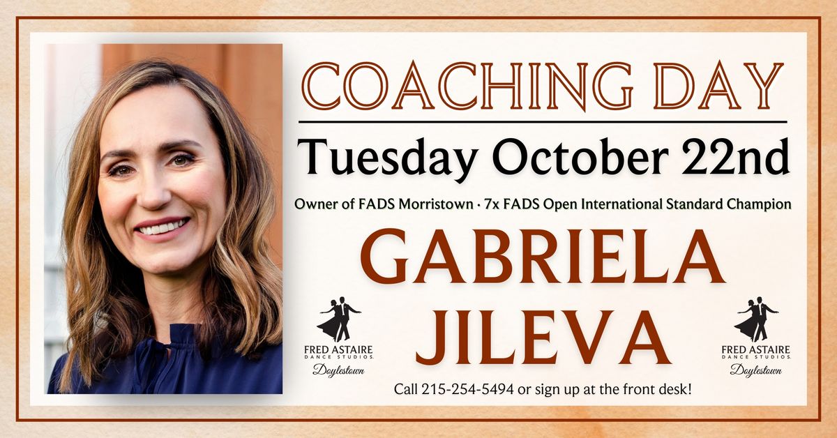 Guest Coaching Sessions with Gabriela Jileva