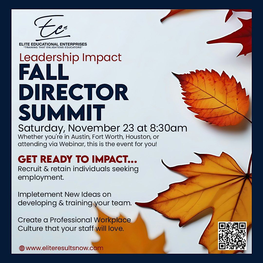 Fall Director Summit (Fort Worth)