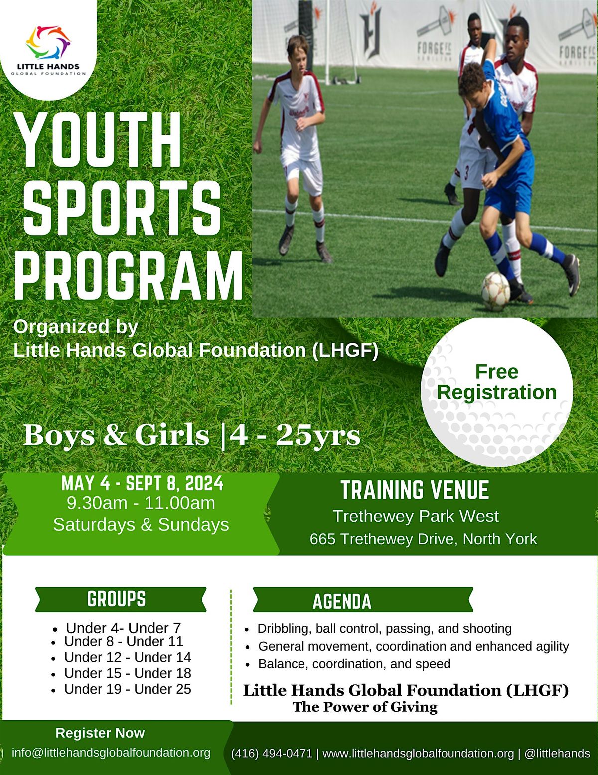 Youth Soccer Program (Boys & Girls 4yrs - 25yrs)