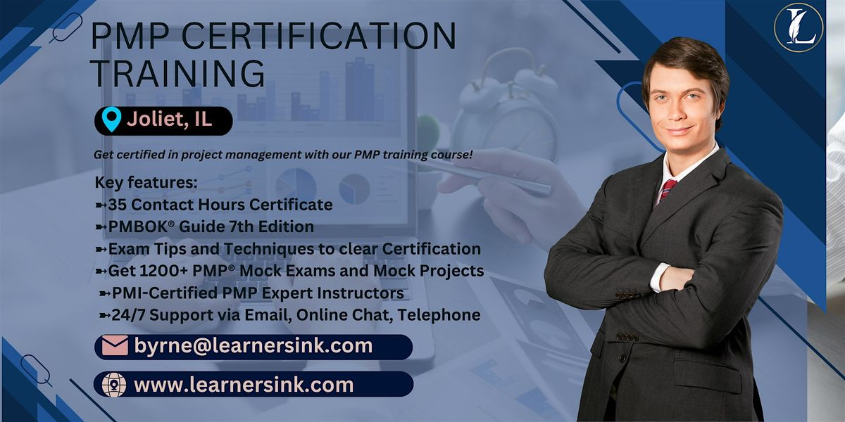 4 Day In-Person PMP Training in Joliet, IL