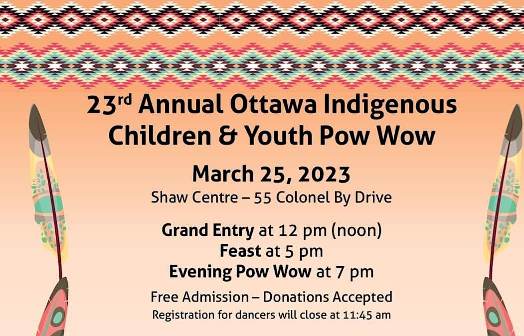 23rd Annual Ottawa Indigenous Children and Youth Pow Wow, Shaw Centre