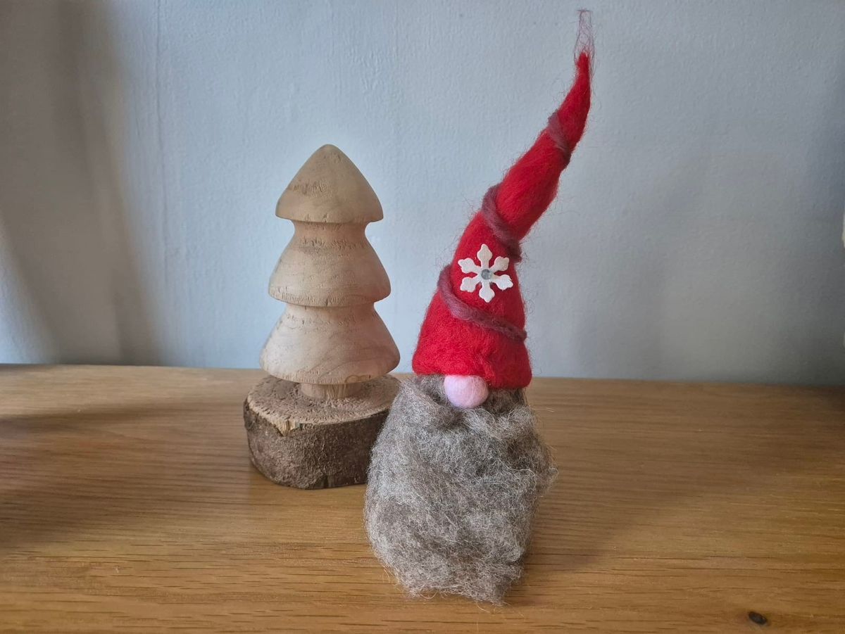 Needle Felting Christmas Gonk Workshop