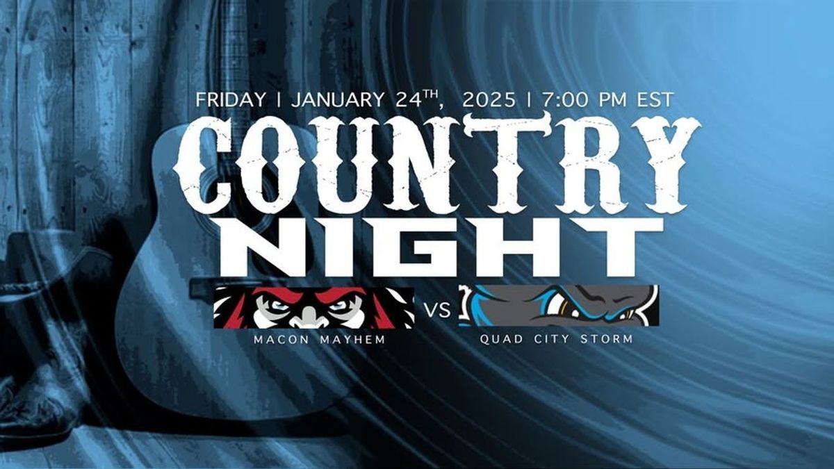Quad City Storm at Macon Mayhem