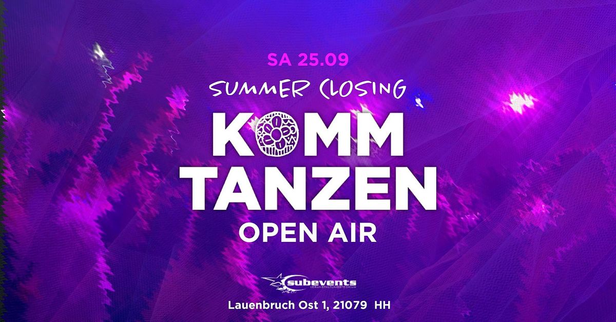(3G) Summer Closing | Komm tanzen Open Air