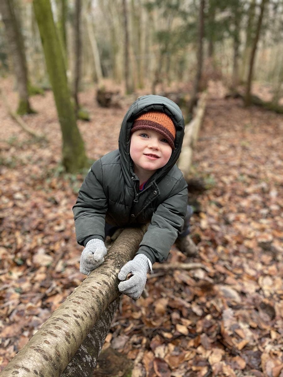 Kids in the Woods at Leigh Woods (Thurs late autumn 2021)