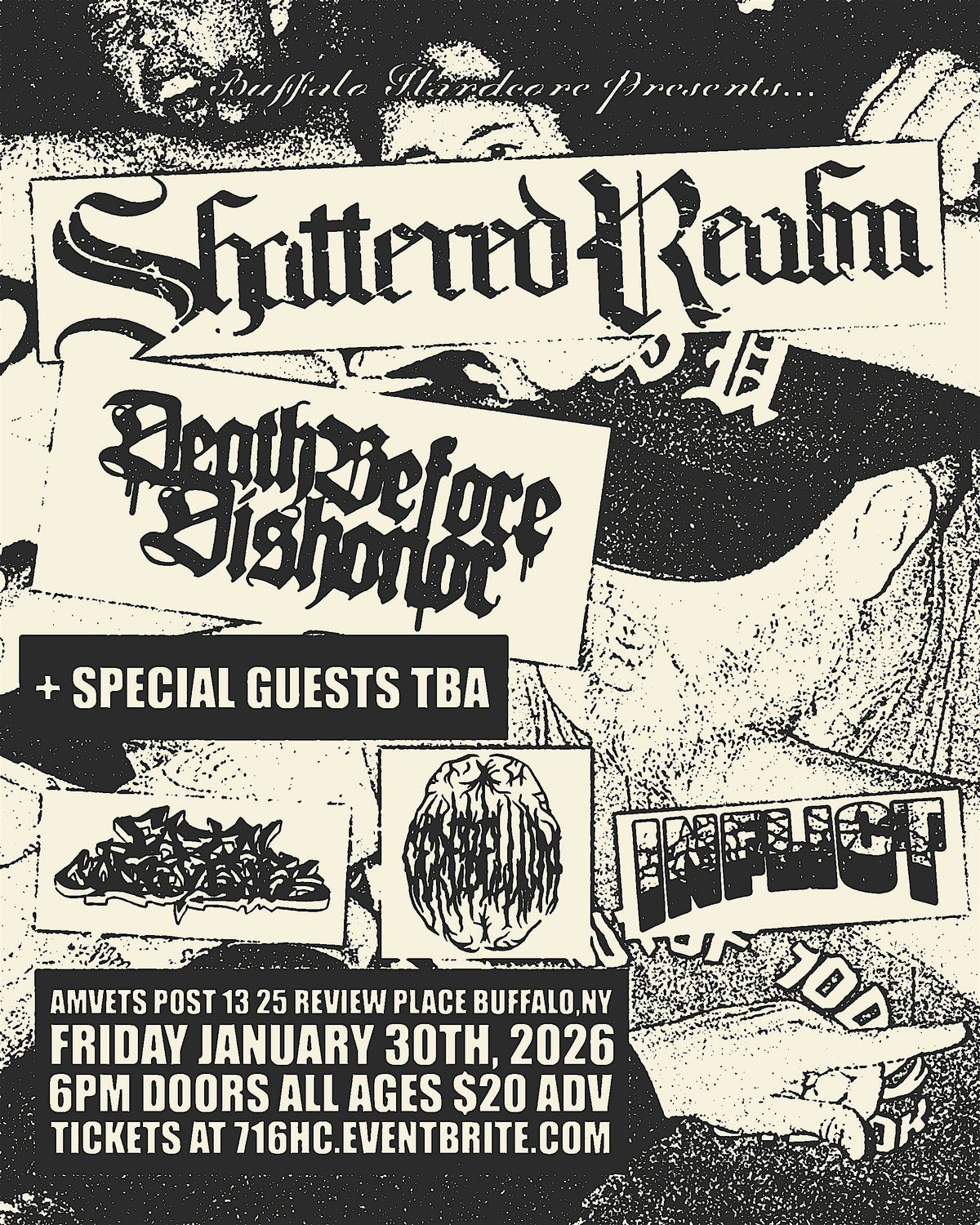 Buffalo Hardcore Presents: Shattered Realm, Death Before Dishonor + More