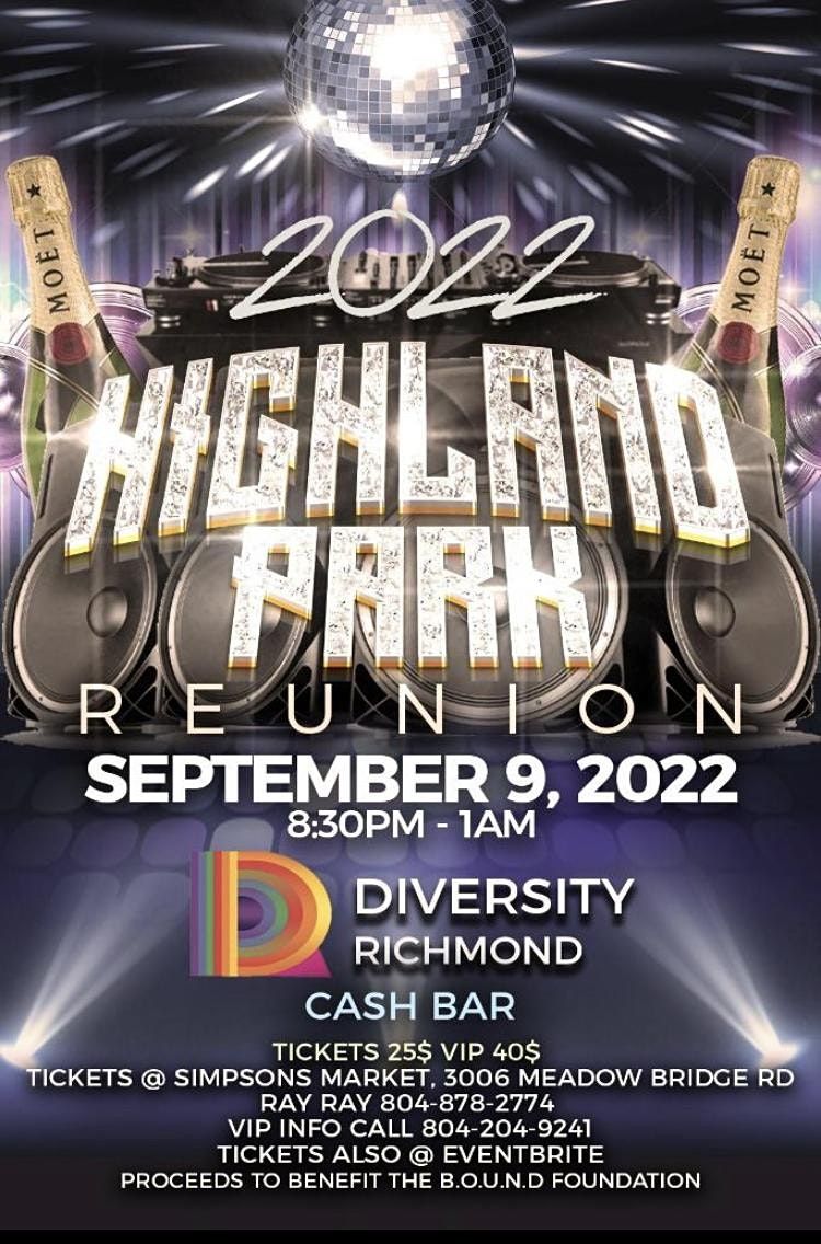 Highland Park Reunion September 9, 2022