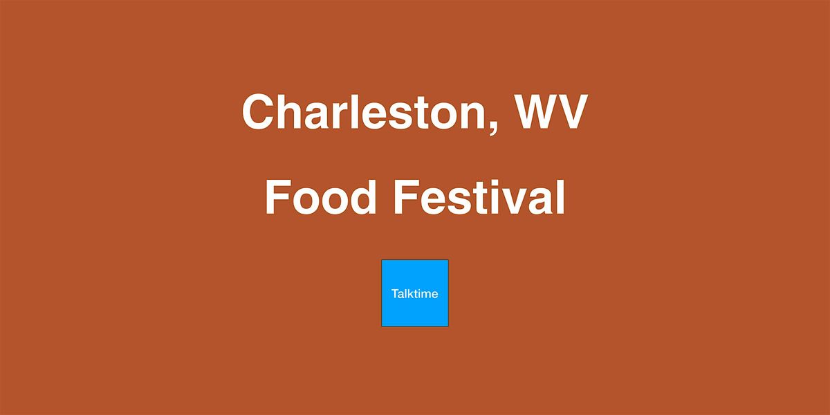 Food Festival - Charleston