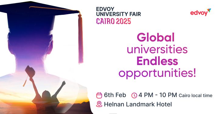 Global Education & 10+ Unis Await: Free Study Abroad Fair in Cairo!