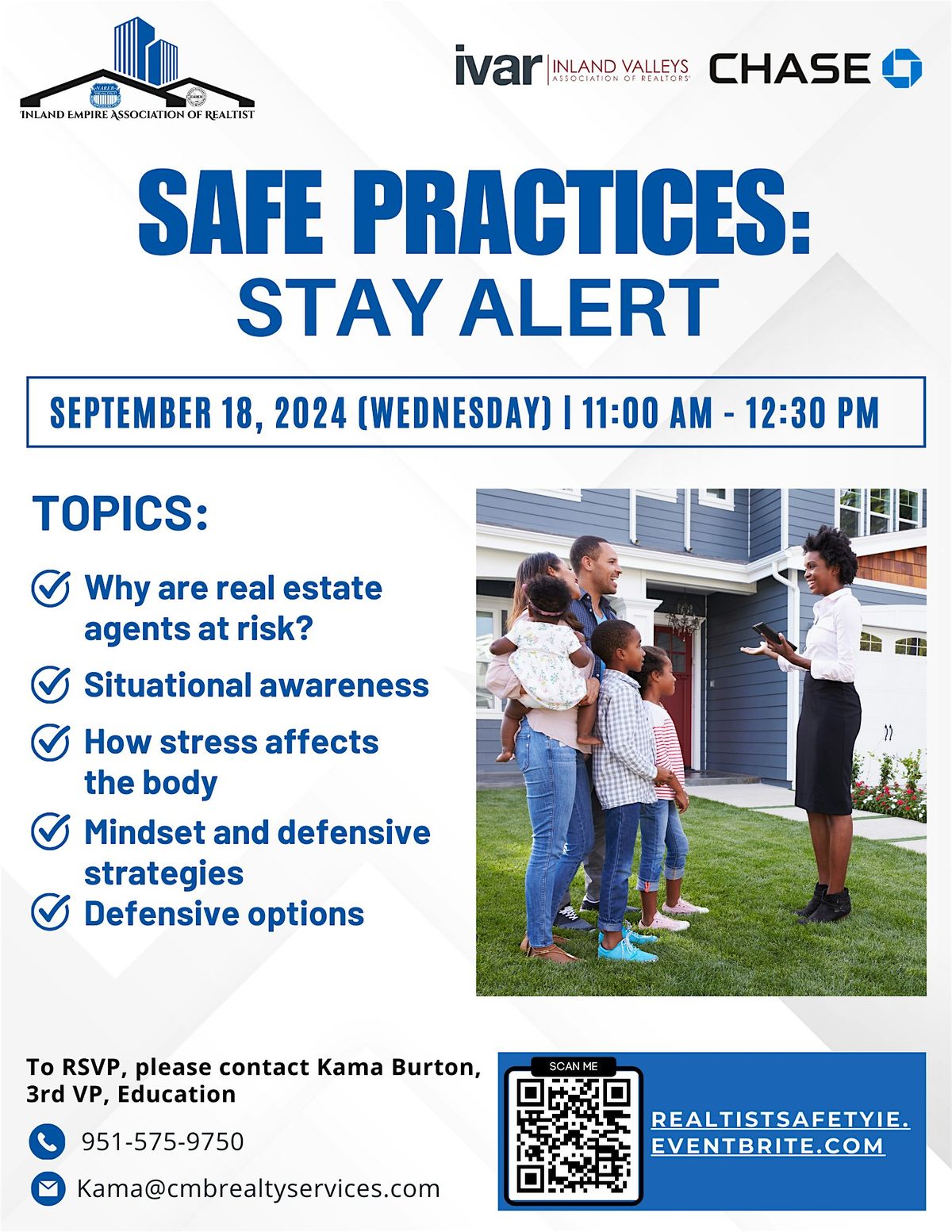 Safe Real Estate Practices: Stay alert