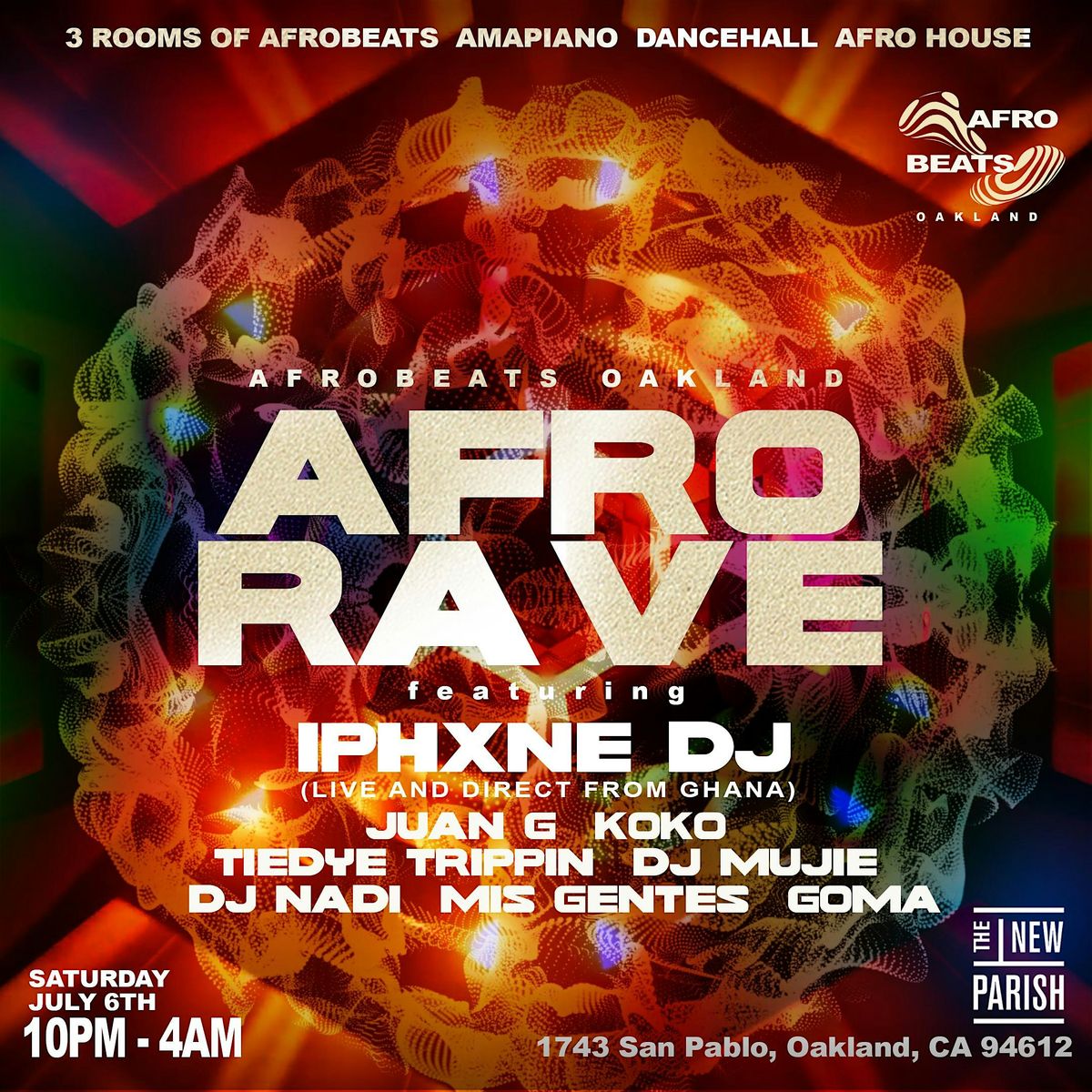 AFRO RAVE feat. Ghana's biggest afrobeats deejay - IPhxne DJ!