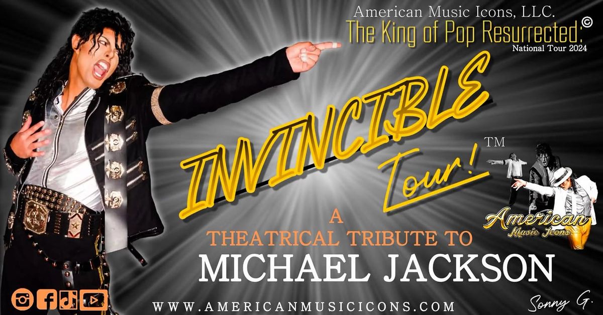 Invincible Tour 2024 - USA's #1 Michael Jackson Theatrical Tribute!