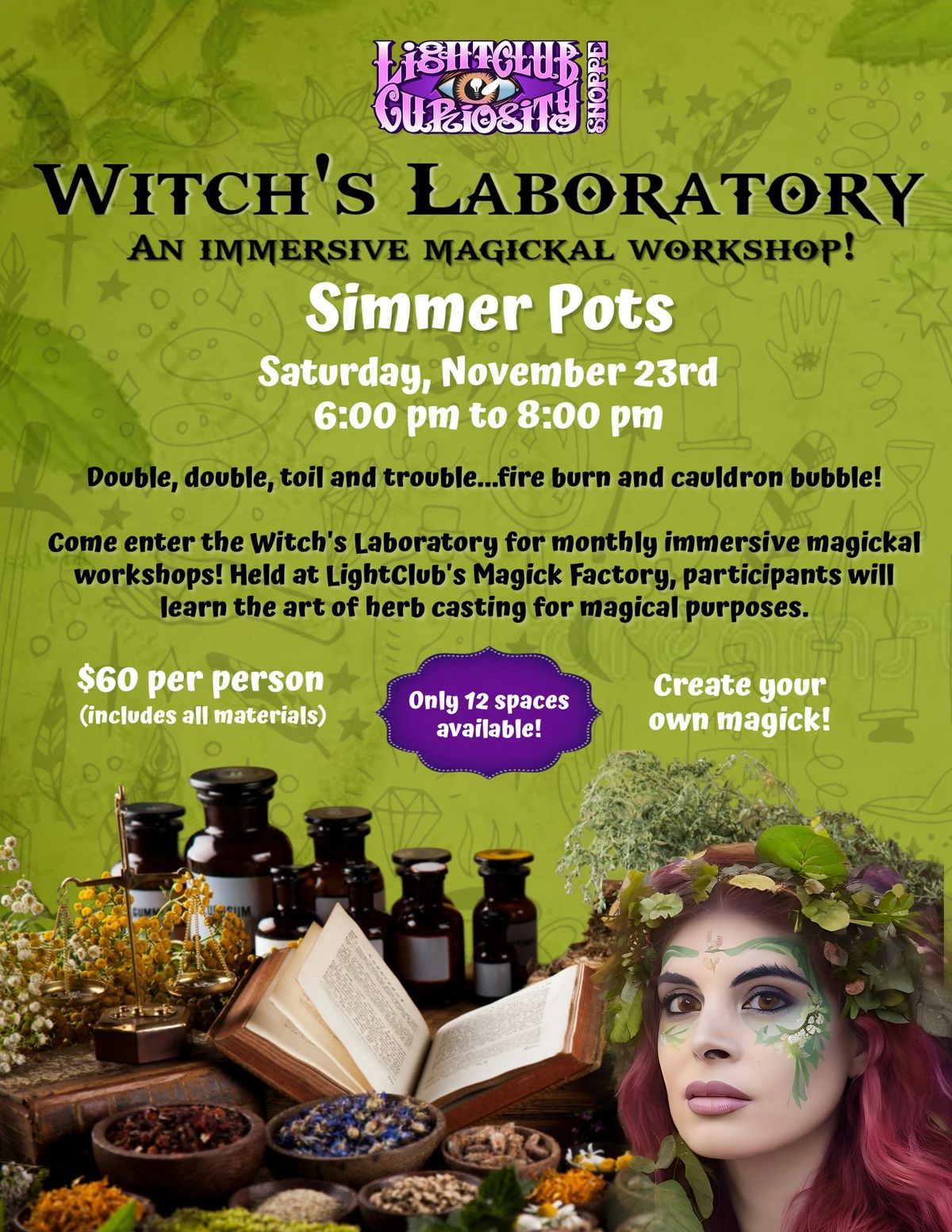 Witch's Laboratory: Simmer Pots