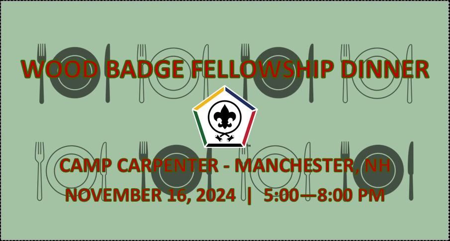 Wood Badge Fellowship Dinner