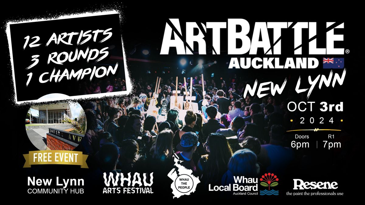 Art Battle Auckland New Lynn - October 3, 2024