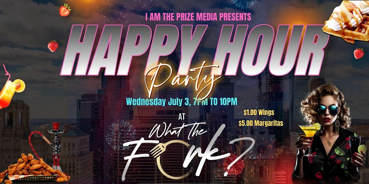 I am the prize Happy Hour Mixer
