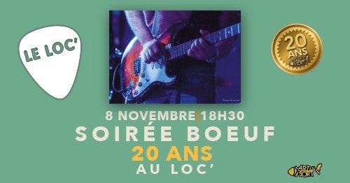 Soir\u00e9e Boeuf des 20 ans 