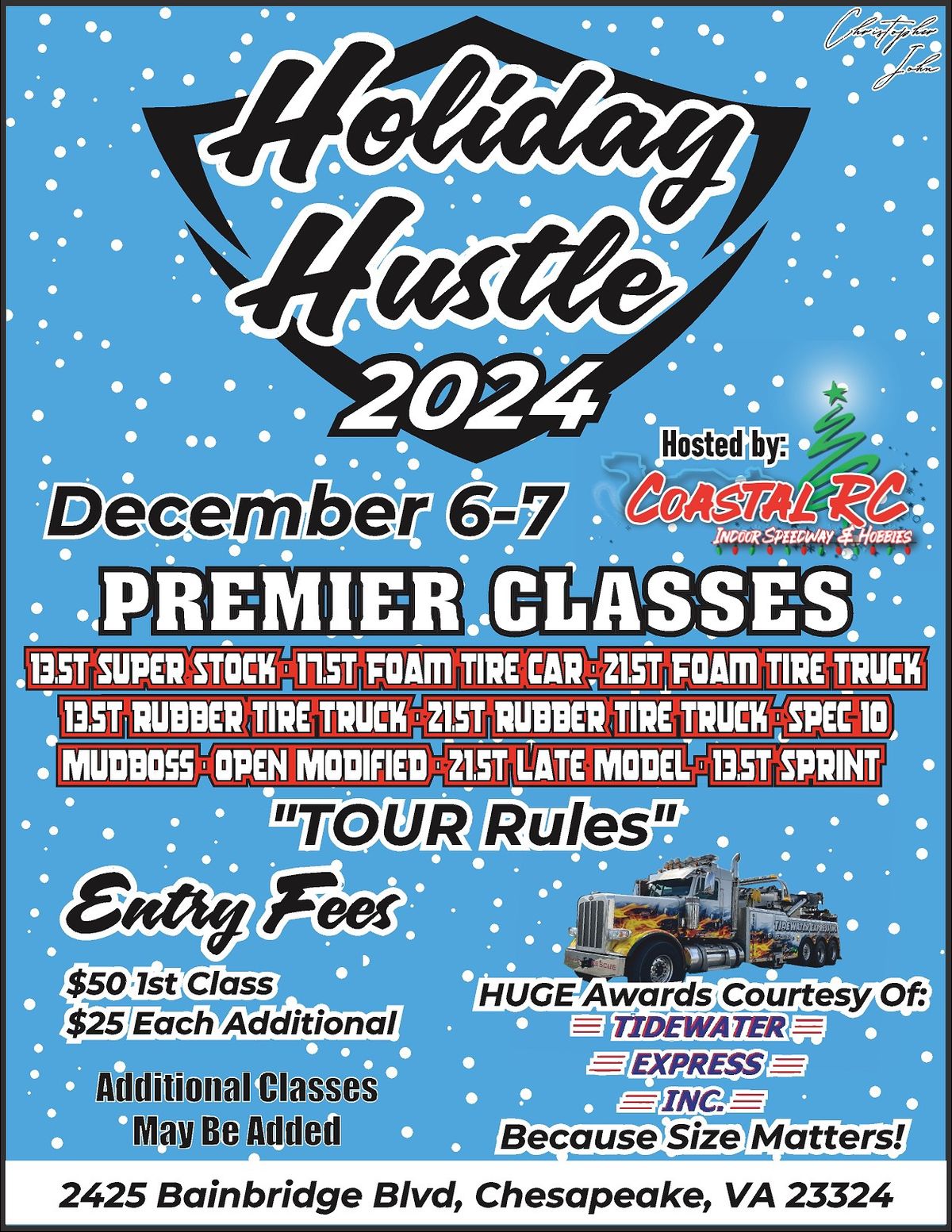 Holiday Hustle 2024 - Hosted by Coastal RC Indoor Speedway and Hobbies 