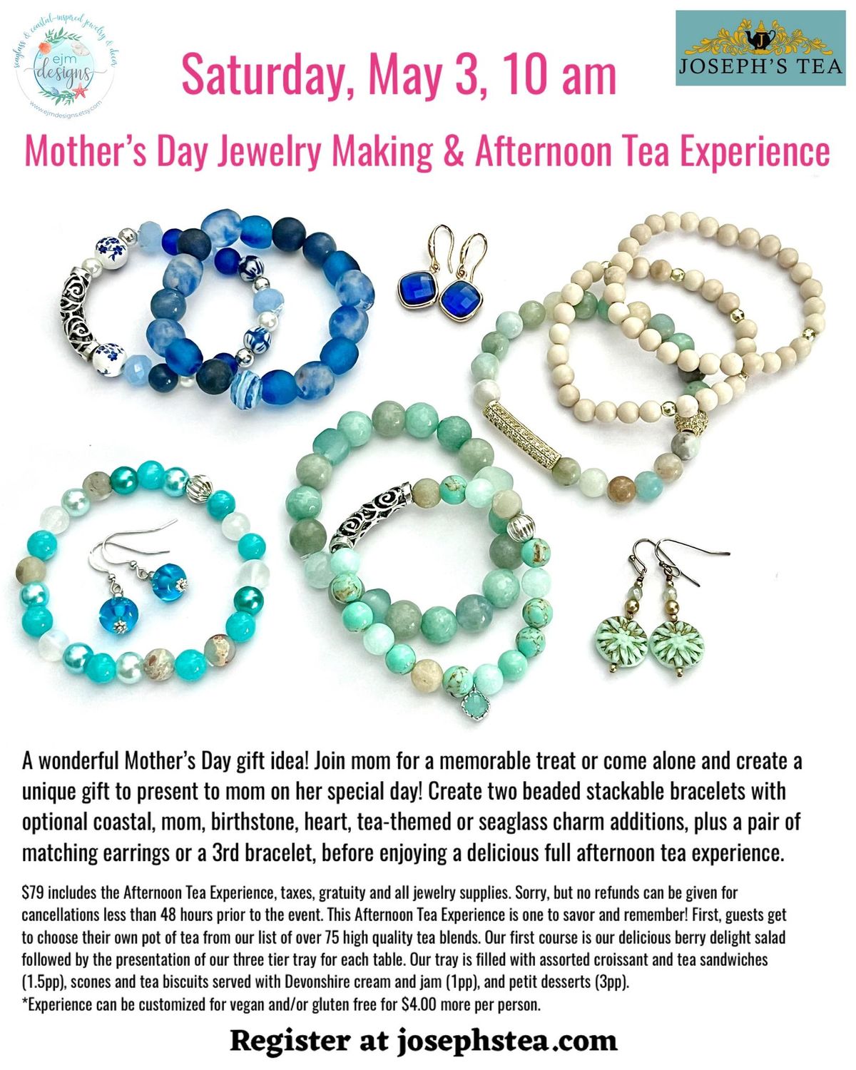 Mother\u2019s Day Jewelry & Afternoon Tea Experience