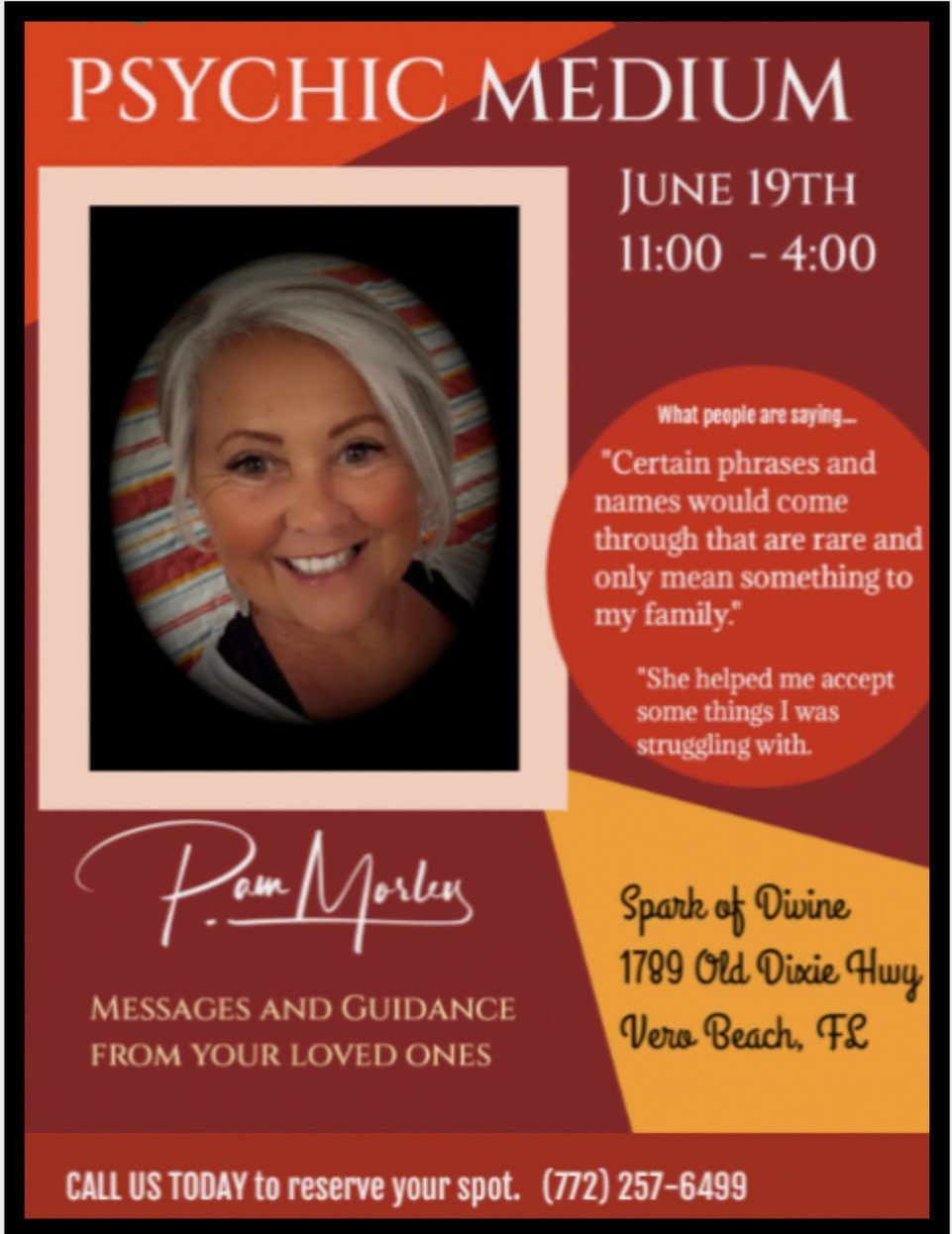 Psychic Medium Pam Morley