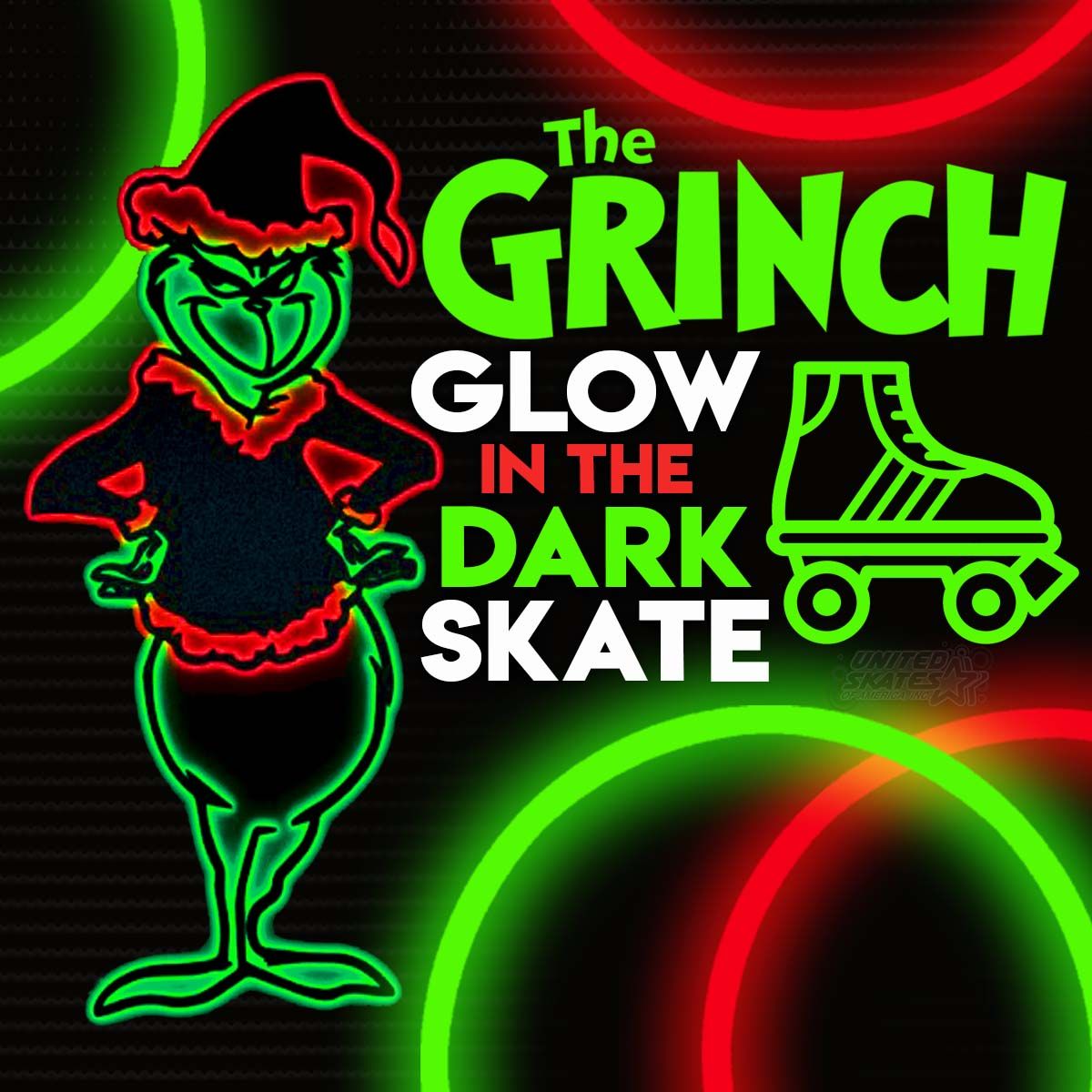 Grinch Glow In the Dark Skate