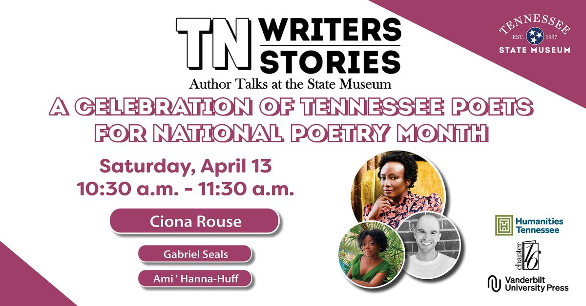 A Celebration of Tennessee Poets for National Poetry Month