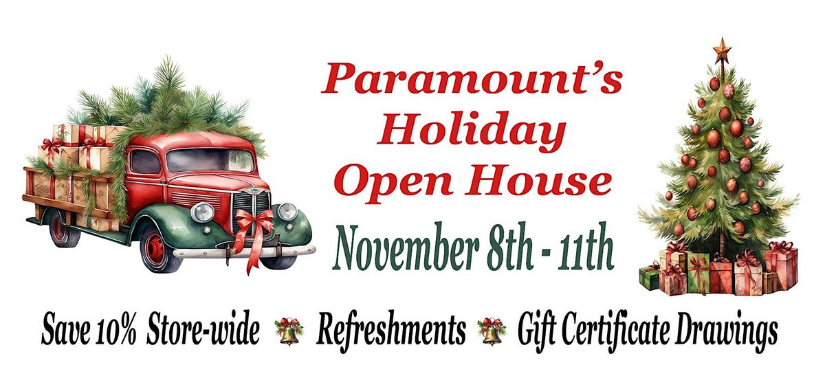 Paramount Antique Mall Christmas Holiday Open House Vintage D\u00e9cor Gifts