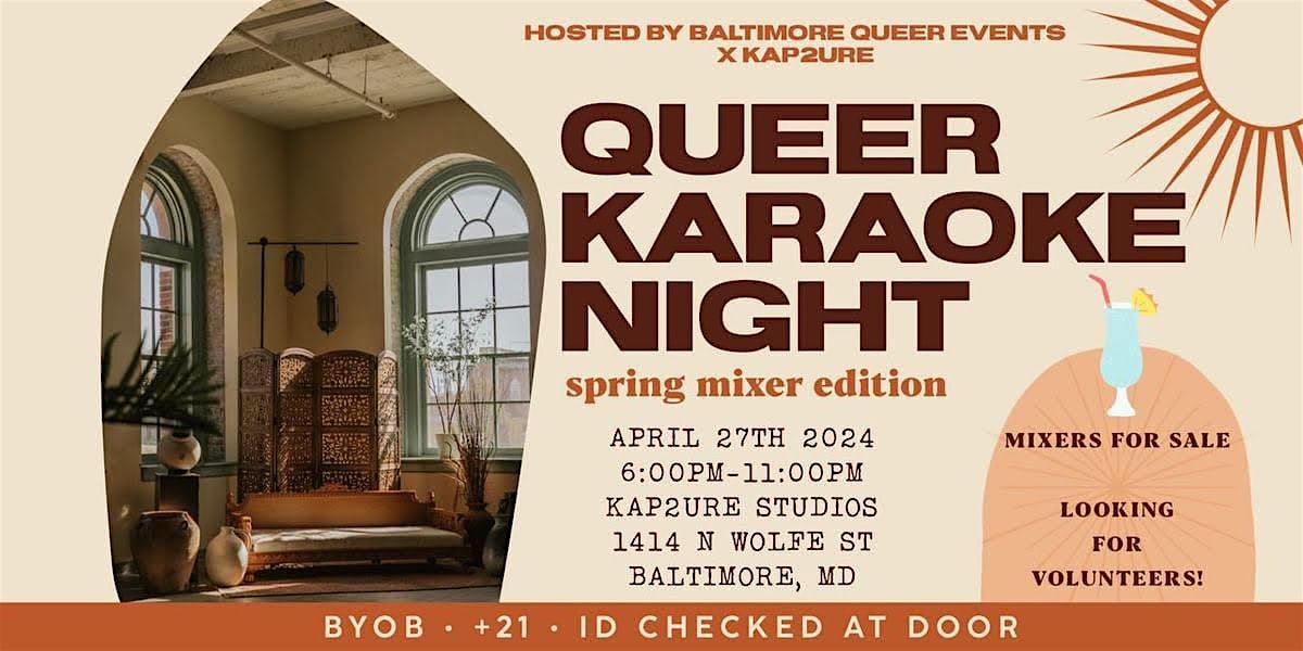 Queer Karaoke Spring Mixer