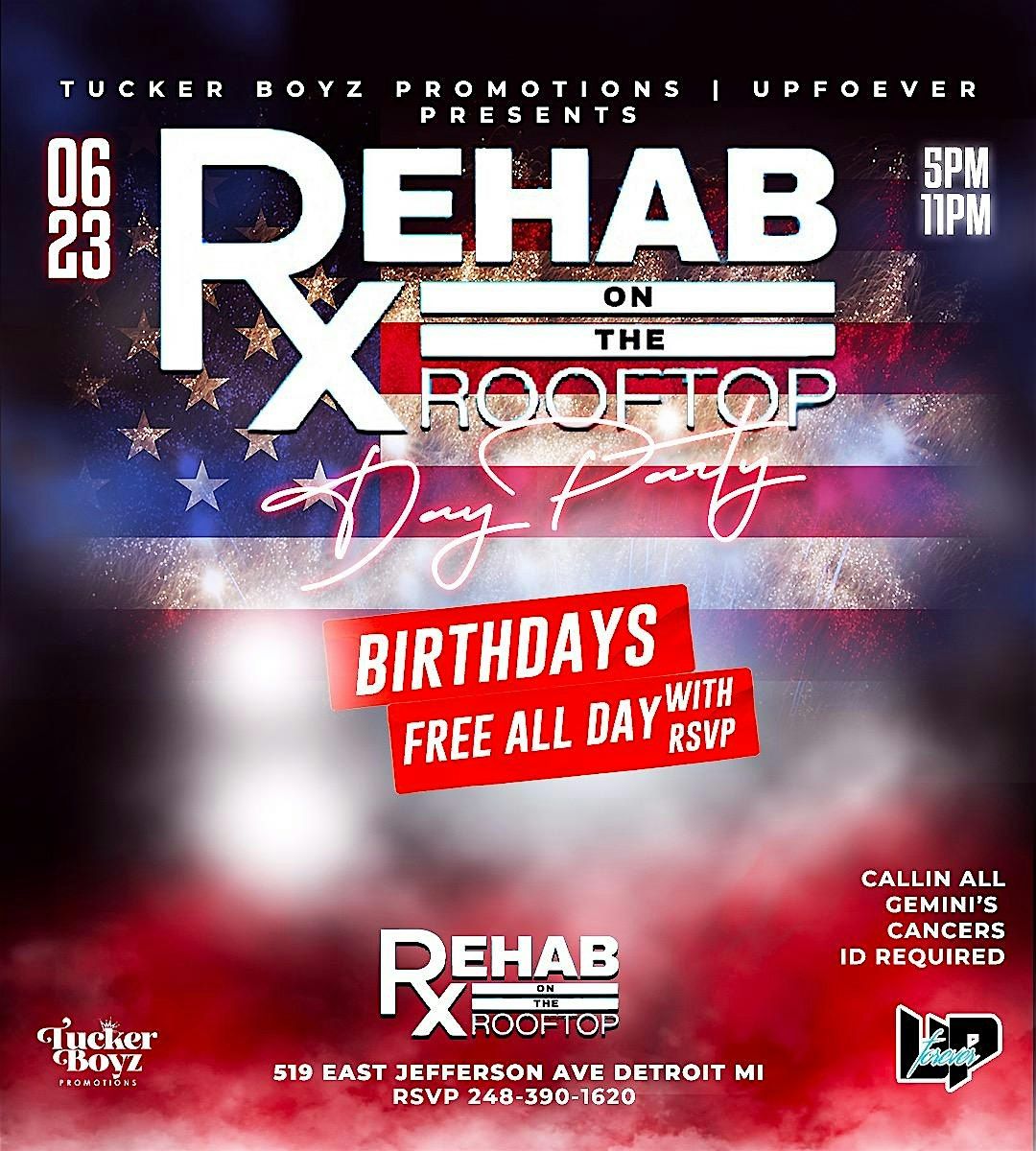 ReHab on the Roof Top Day Party