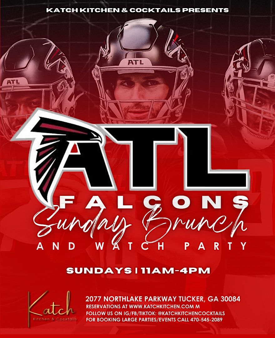 ATL Falcons Brunch Party @ Katch | Sundays | 11am-4pm | Live DJ