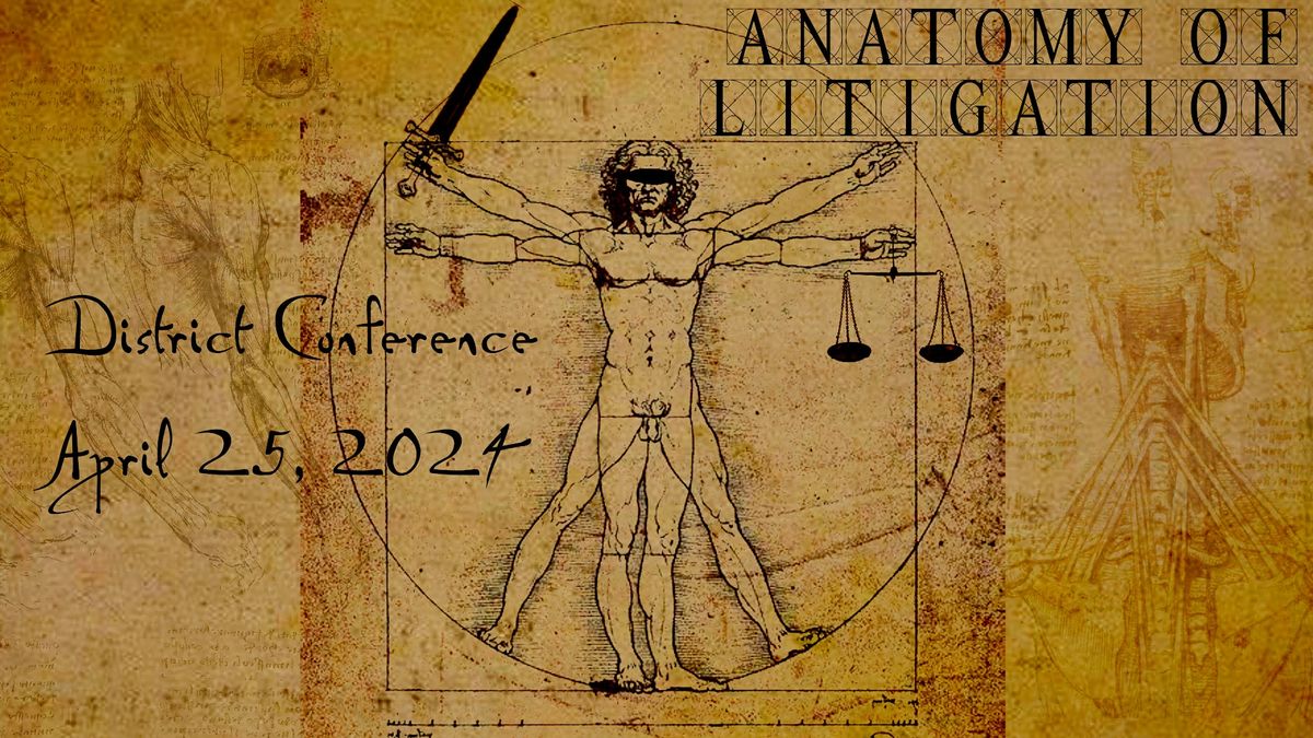 2024 District Court Conference - Anatomy of Litigation