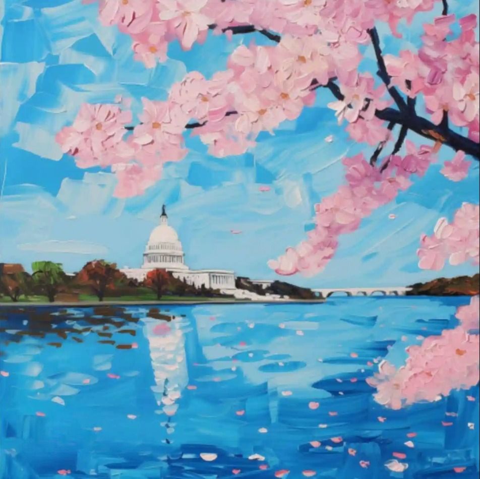 Paint & Sip: CHERRY BLOSSOMS