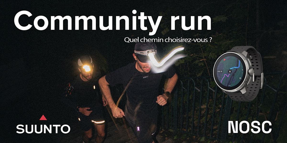 Run SUUNTO X NOSC Community run - Find your way !