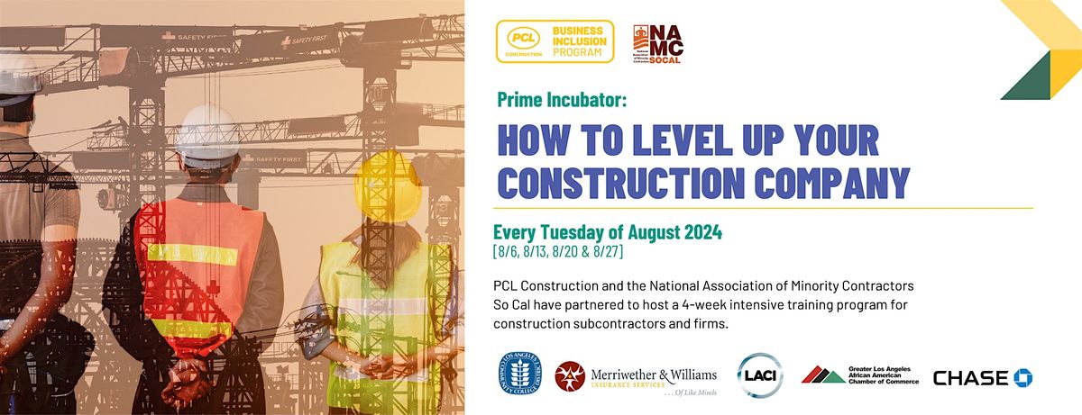 Prime Incubator: How to Level Up Your Construction Company