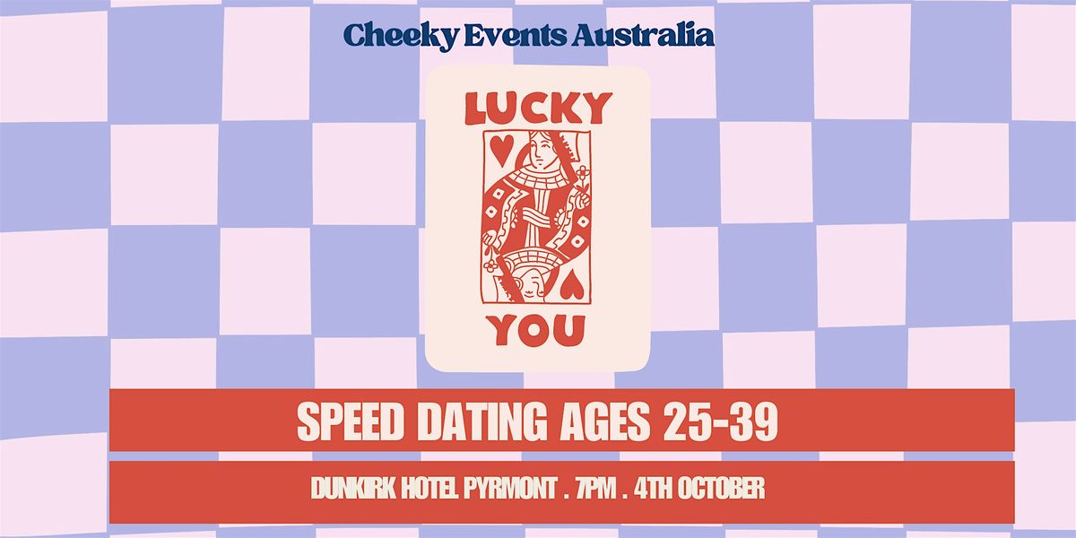 Sydney CBD speed dating by Cheeky Events Australia for ages 25-39