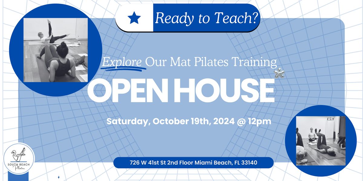 South Beach Pilates Teacher Training Open House: Meet & Greet + Q&A