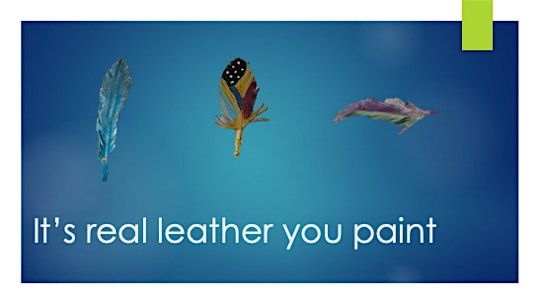 Paint a Leather Feather