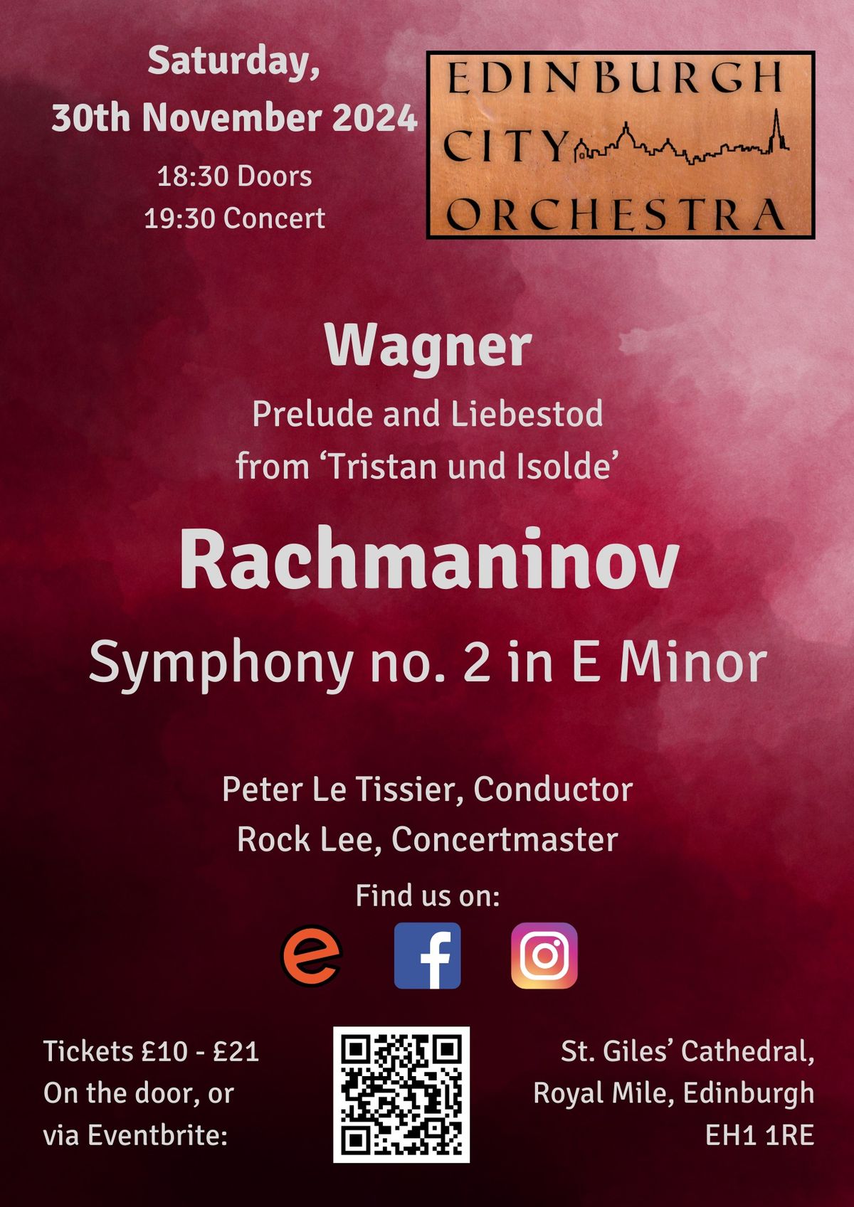 Edinburgh City Orchestra - Wagner and Rachmaninov