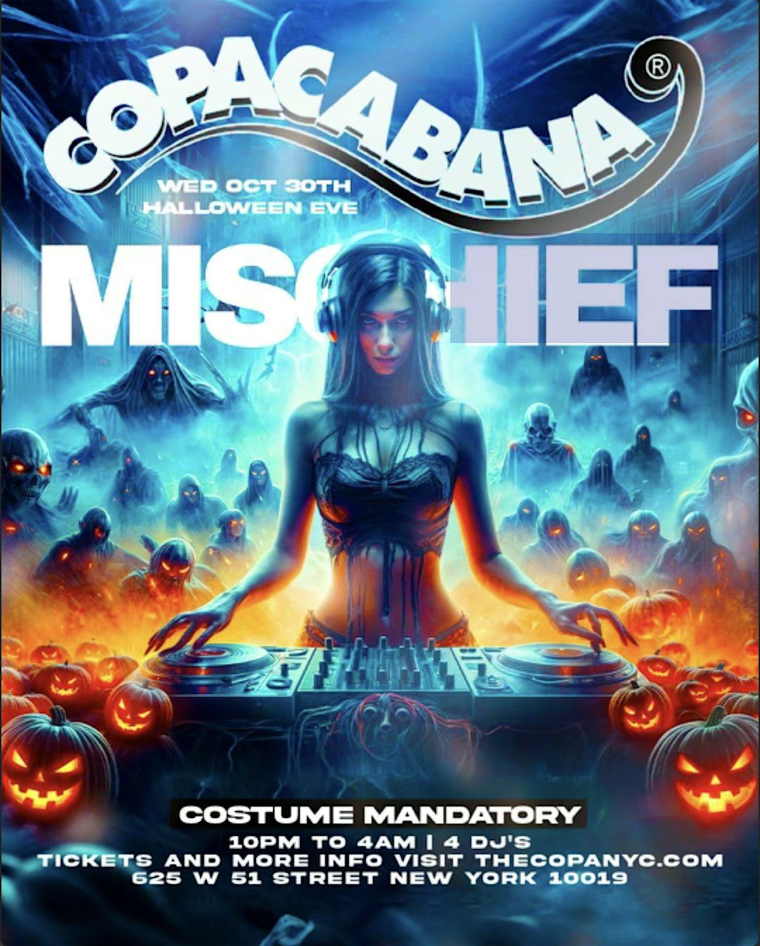 HALLOWEEN EVE  @ COPA 10\/30