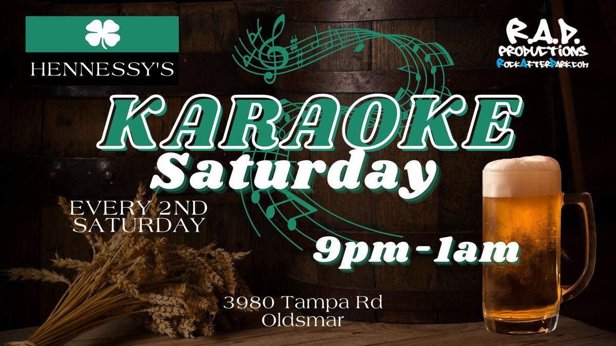 Karaoke Saturdays @ Hennessy's - Oldsmar (every 2nd Sat)